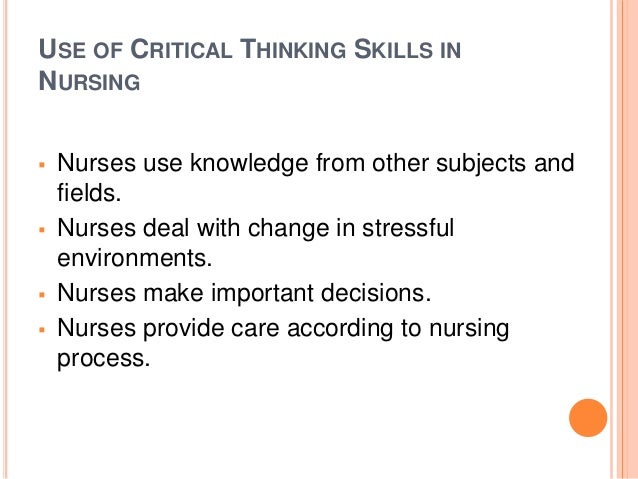 importance of critical thinking in management field